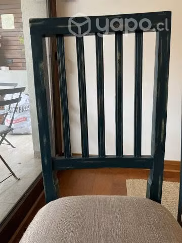 10 sillas de comedor de raulí