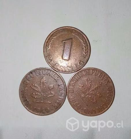 Penique moneda alemana