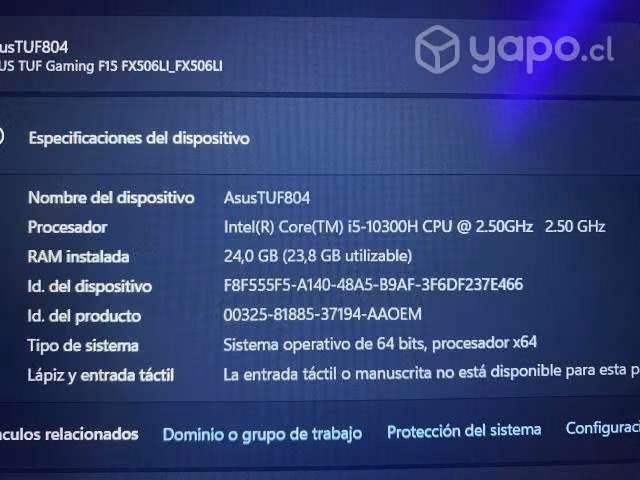Asus Tuf f15