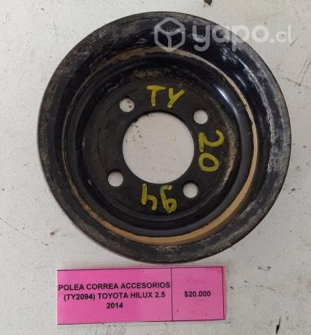 Polea Correa Accesorios (TY2094) Toyota Hilux 2.5