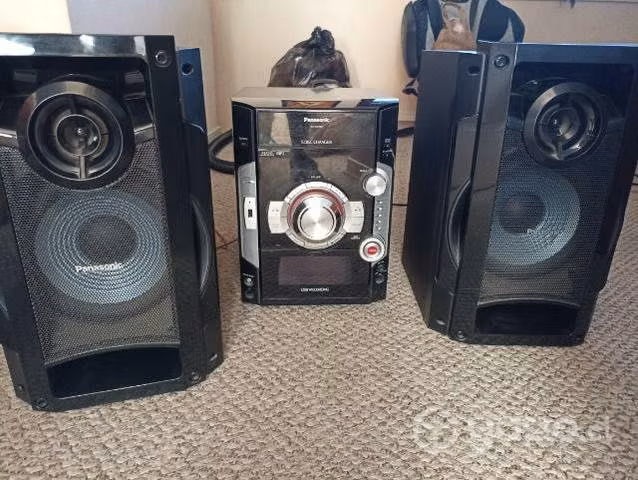 Equipo música Panasonic funcionando completo