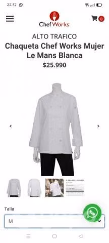 Chaqueta Chef Nueva - Imagen 2