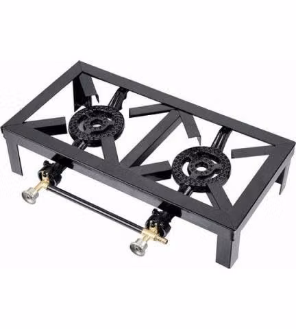 Set Cocinilla Cocina A Gas Fogón 2 Quemadores