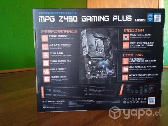 Msi mpg z490 gaming plus