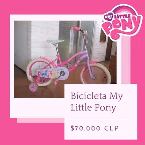 Bicicleta My little pony