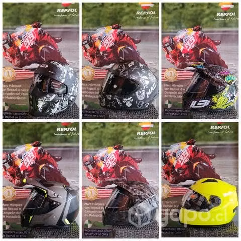 Cascos y accesorios para motos