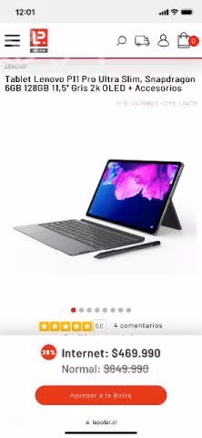 Lenovo tab p11 pro - Imagen 5