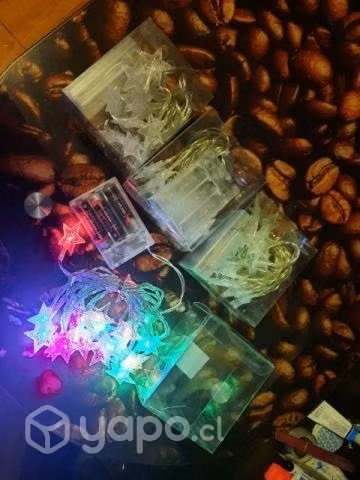 Luces estrella a pilas
