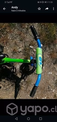 Bicicleta aro 12 niños 3 - 4 años