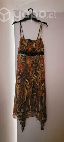 Vestido Gaza Animal Print tonos Cálidos XL