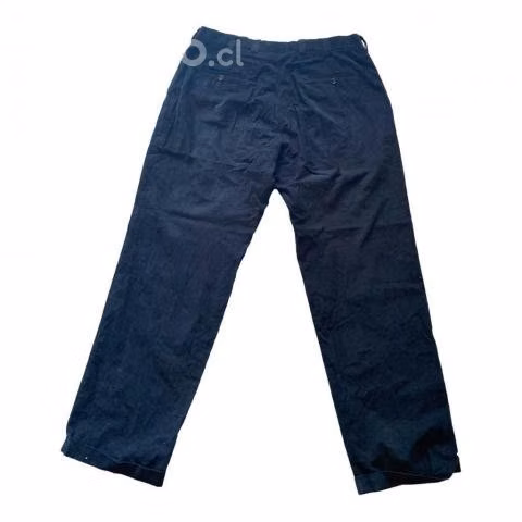 Pantalón Negro Azulado Burberry Cotelé
