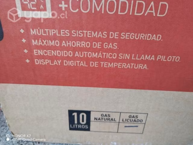 Calefon 10 litros nuevo