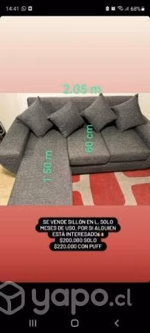 Sillón en L a 200.000
