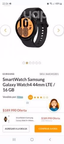 NUEVO - Samsung Galaxy Watch Active4 44MM LTE