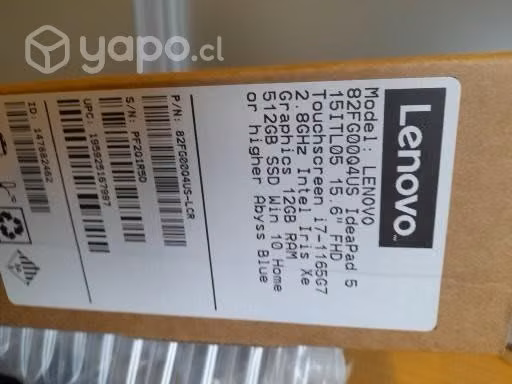 Lenovo Ideapad 5, i7 - COMO NUEVO - Imagen 2