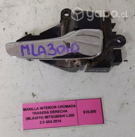 Manilla Interior Cromada Trasera Der L200 2014