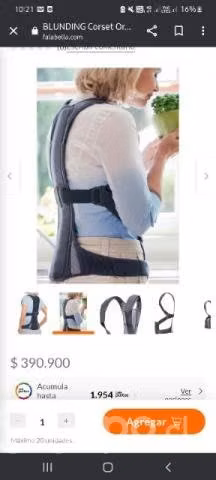Corset ortopédico