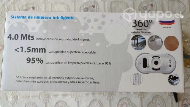 Maquina limpia vidrios y pisos