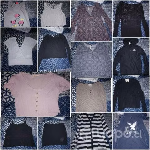 lote de 39 prendas, talla S y M