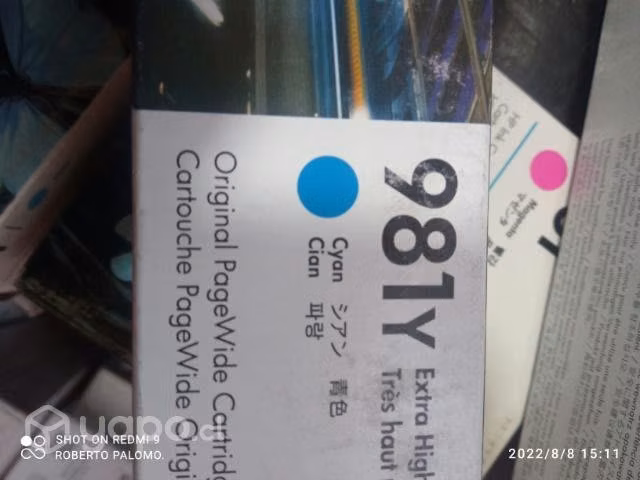 Tintas HP 976yc y 981y colores originales de alta - Imagen 2