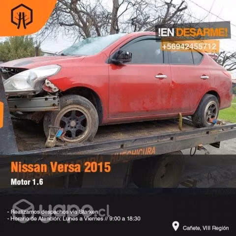 Sinoptico nissan versa 2015