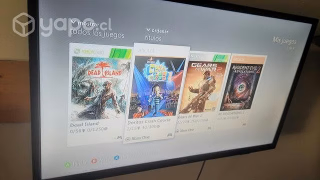 Xbox 360 bien cuidada 2 controles juegos