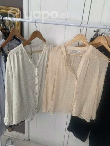 Blusas american eagle, zara y levis