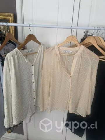 Blusas american eagle, zara y levis