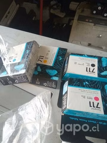 Tintas HP 711 para plotter t
