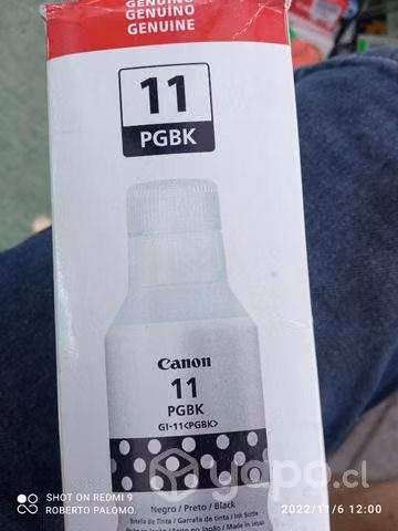 Tinta Canon 11 black original de alta