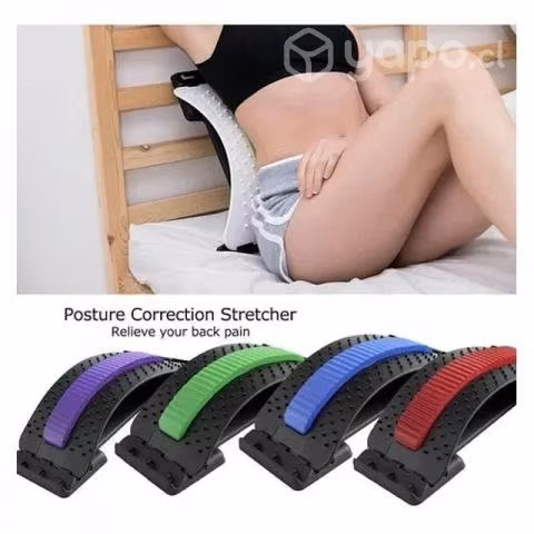 Masajeador Lumbar Estirable Corrector Postura 4 Ni