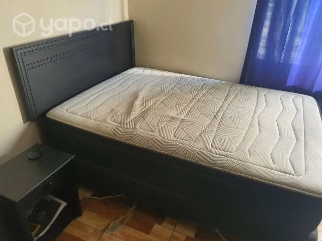 Cama Europea Rosen 2 Plazas Base Dividida Tempo