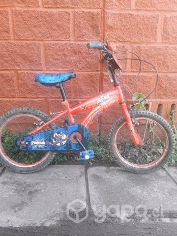 Bicicleta Spiderman Aro 16