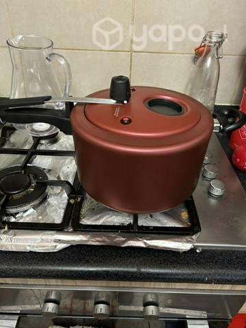 Olla a presión roja 7 litros - Imagen 5