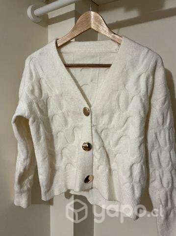 Sweater Blanco talla S/M - Imagen 2