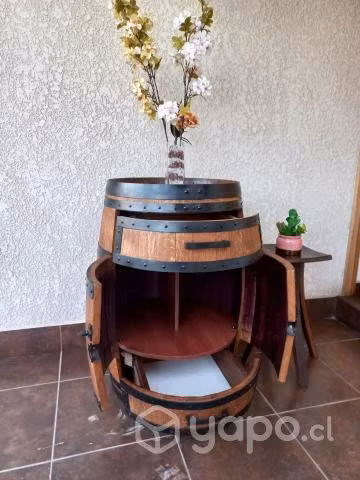 Mueble funcional de barril