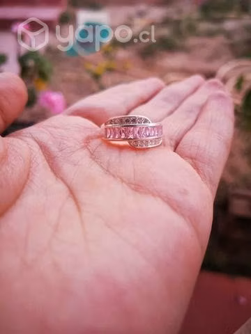 Anillo plata 925 Femenino con microzircones