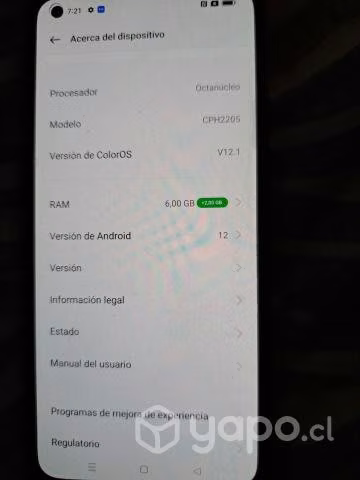 Oppo reno 5 lite