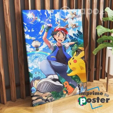 CUADROS DE POKEMON 40x55cm llegar y colgar - Imagen 5