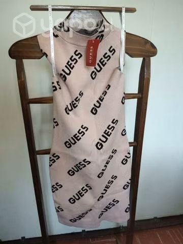 Vestido G Jourdan Logo Mini Dress Rosado Guess (pr