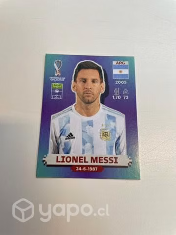Lamina Lionel Messi Álbum Qatar
