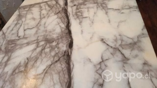 Comedor de mármol y 4 sillas - Imagen 2