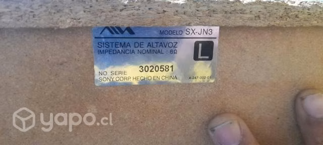 Equipo samsumg 5800w