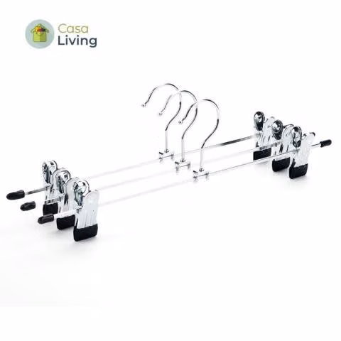 Pack De 30 Colgadores Ganchos Con Pinza Para Panta