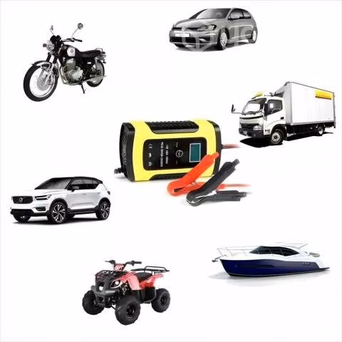 Cargador Inteligente de Baterías PB, 12V, De Auto