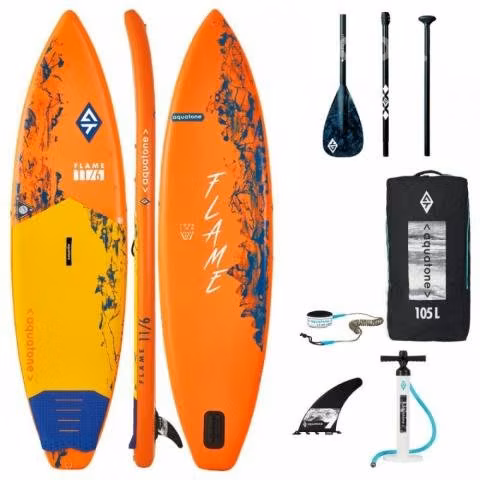 SUP Aquatone 11,6" Flame Touring Solo 1 Uso