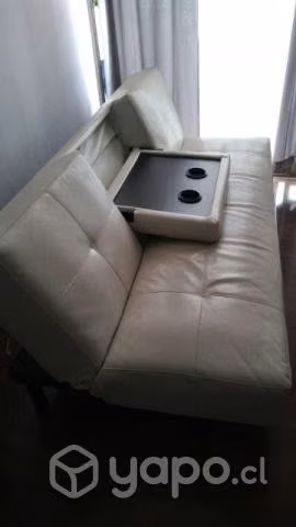 sofá full cuero 3 cuerpos