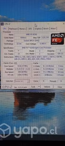 Procesador AMD FX-8350 8 nucleos
