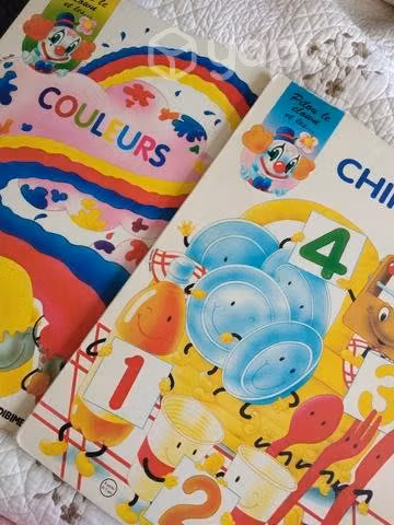 Libros vintage gigantes Pilú originales en francés
