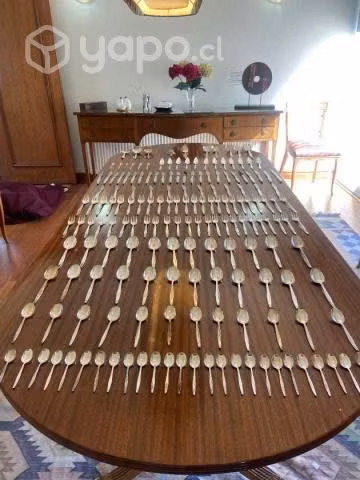 Juego Cuchillería Plata Christoffle (original)
